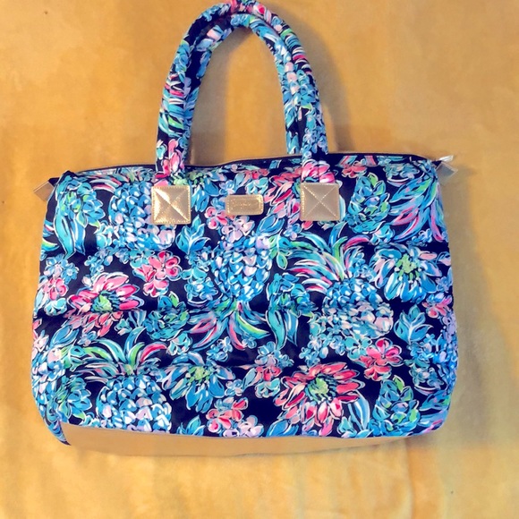 Lilly Pulitzer Polly Puffer Large Tote Bags